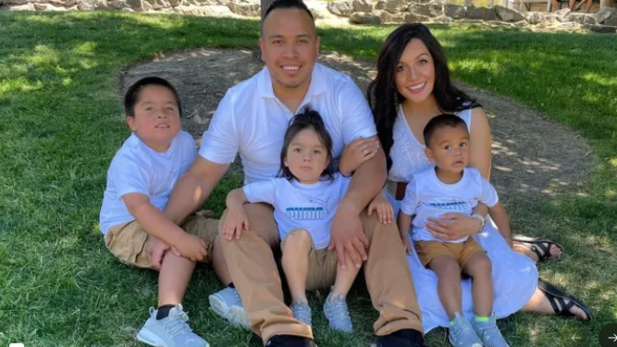 Miguel Vasquez, his wife, Jacqueline “Jacky” Vasquez, and their three children.