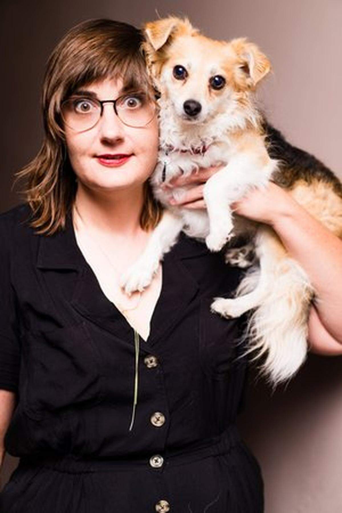 Comedian Caitlin Gill, pictured here with her dog Major, will be headlining the 208 Comedy Fest 10 p.m. Saturday at Liquid, 405 S. 8th St. in Boise.