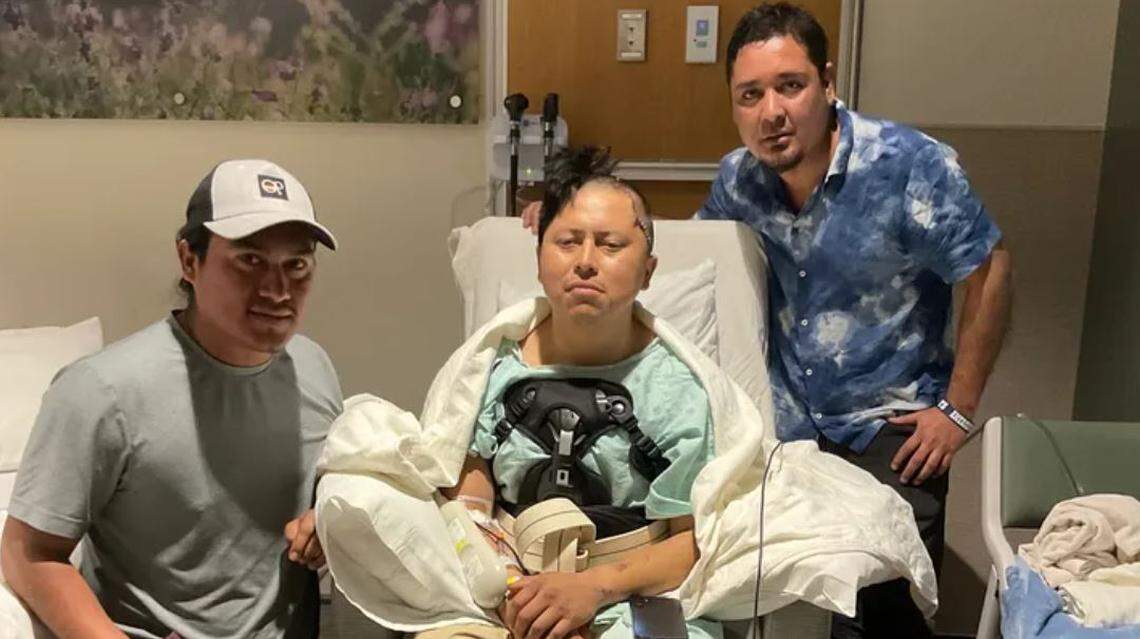 Bryan Lopez Garcia was injured in the Boise hangar collapse.