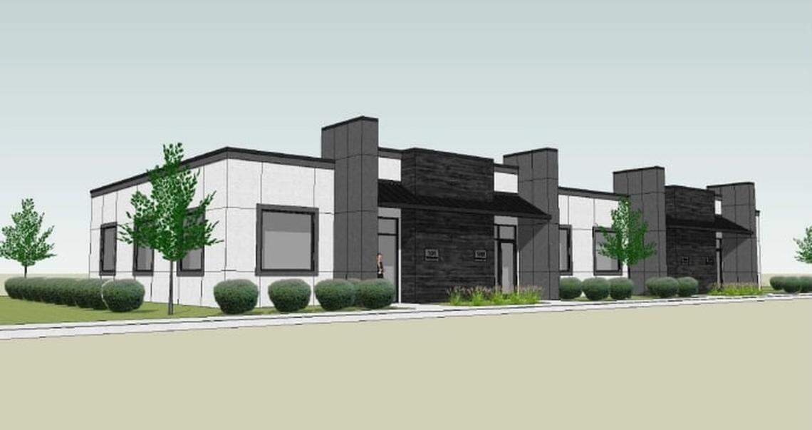 Justin Waters, of Julie Rivers Development in Eagle, wants to turn eight office buildings into condominiums.