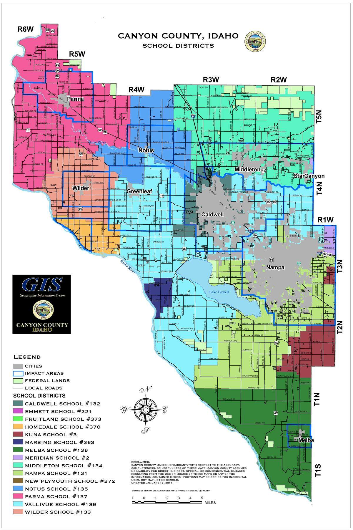 The Nampa School District is Canyon County’s largest school district, with more than 12,500 students in fall 2024.