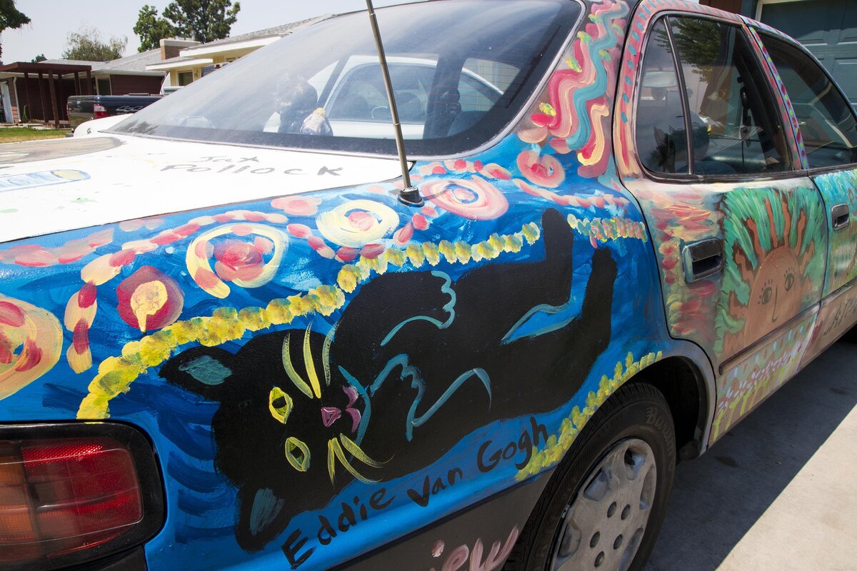 “Someone asked me, ‘Are you the one with the car that’s painted (with cats)? That car just makes me smile,’” Millie Reddig laughs. She uses her art to help raise money for animal charities and is a featured artist at See Spot Walk this fall.