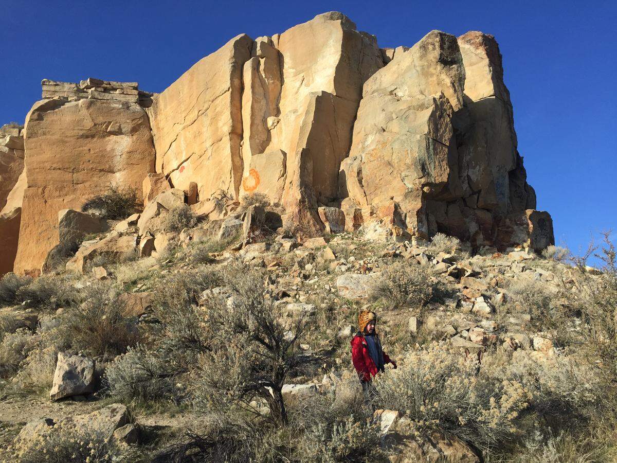 Impressive rock formations distinguish the Tram trail from the traditional route to Table Rock.