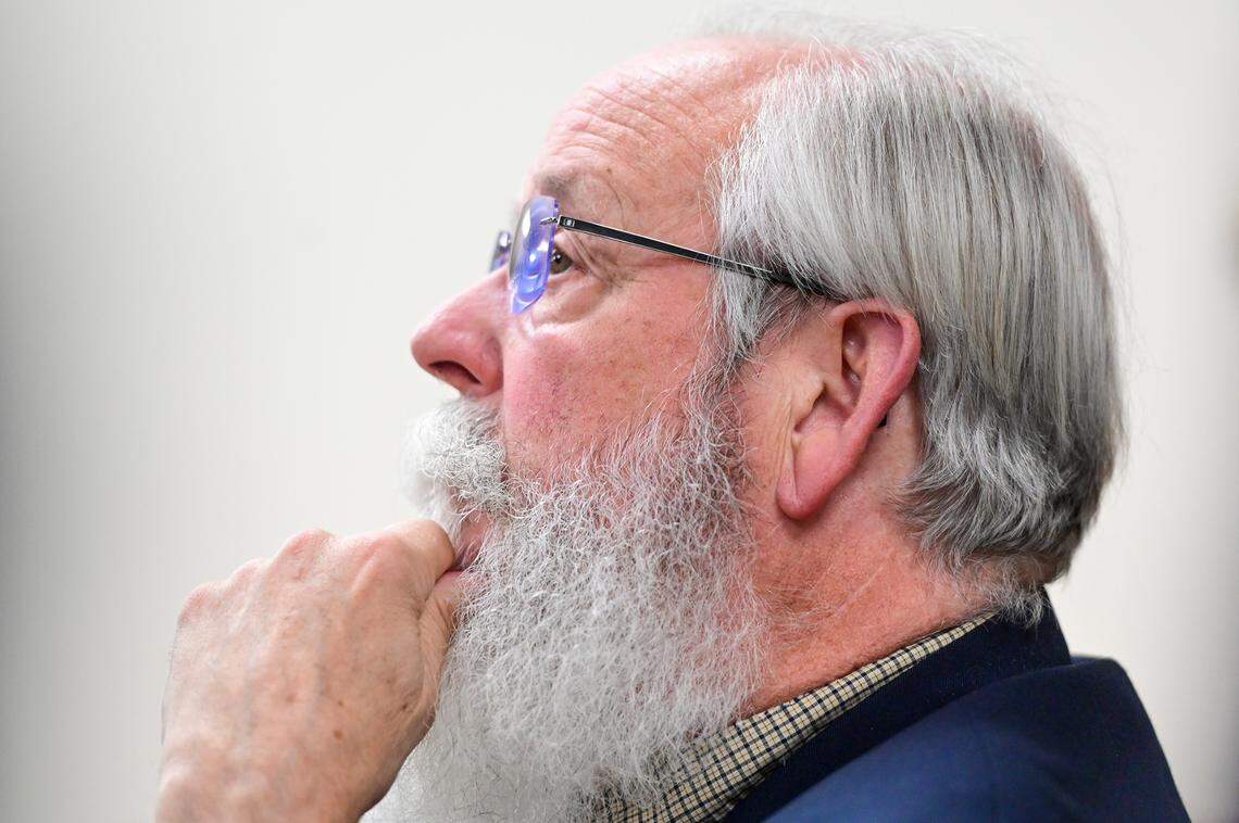 Latah County Prosecutor Bill Thompson leads the University of Idaho student murder case against suspect Bryan Kohberger. The trial is set for summer 2025 in Boise.