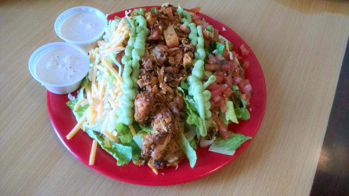 You won’t go wrong with Fiesta Chicken Salad ($7.10) and chipotle ranch on the side at Fiesta Chicken, now open at two Boise locations.