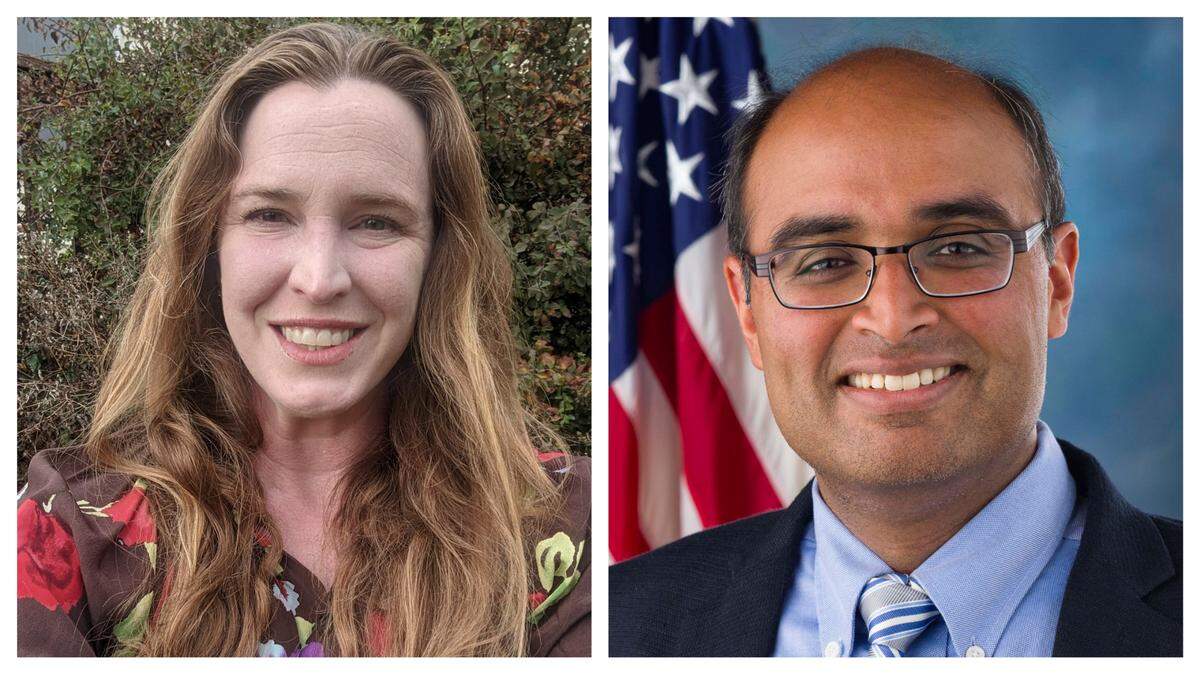 Mary Anne Zivnuska, left, is an alumna of the Naval Nuclear Propulsion Program, and Asheesh Agarwal is an alumnus of the first Trump administration.