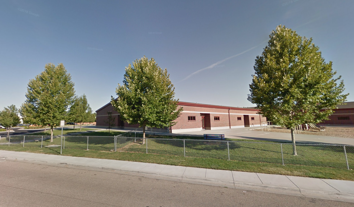 A view of Pepper Ridge Elementary along Hollandale Road, via Google Maps. The truck hit the school on the Hollandale side.