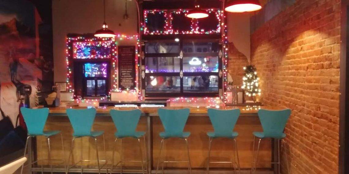 Chop Shop BBQ has room for about 40 customers, including bar seating.