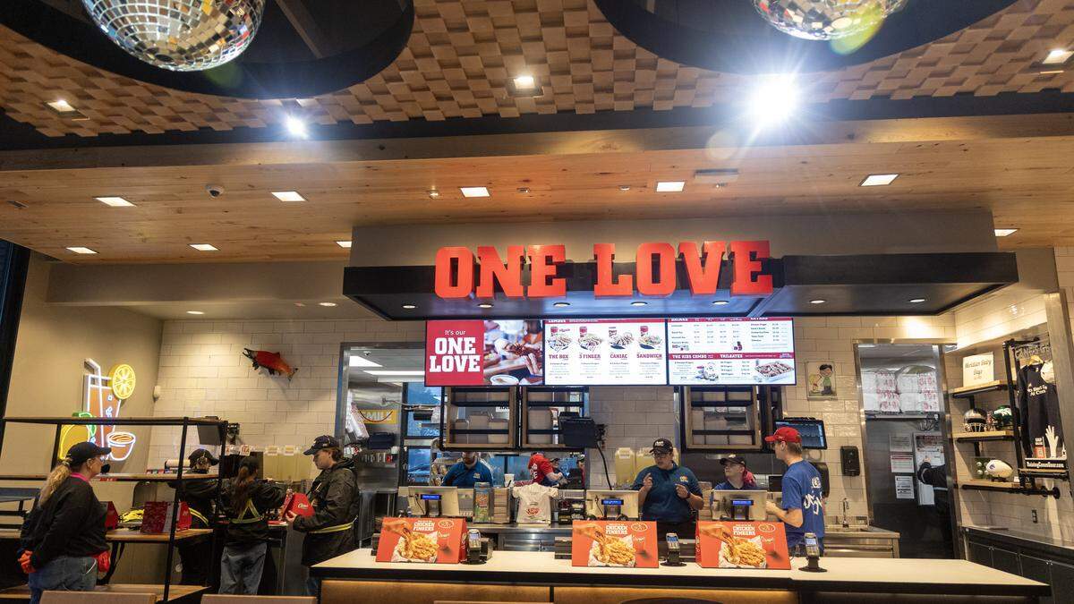 Raising Cane's opened its first Idaho location on Eagle Road in Meridian, Tuesday, Nov. 18, 2025.