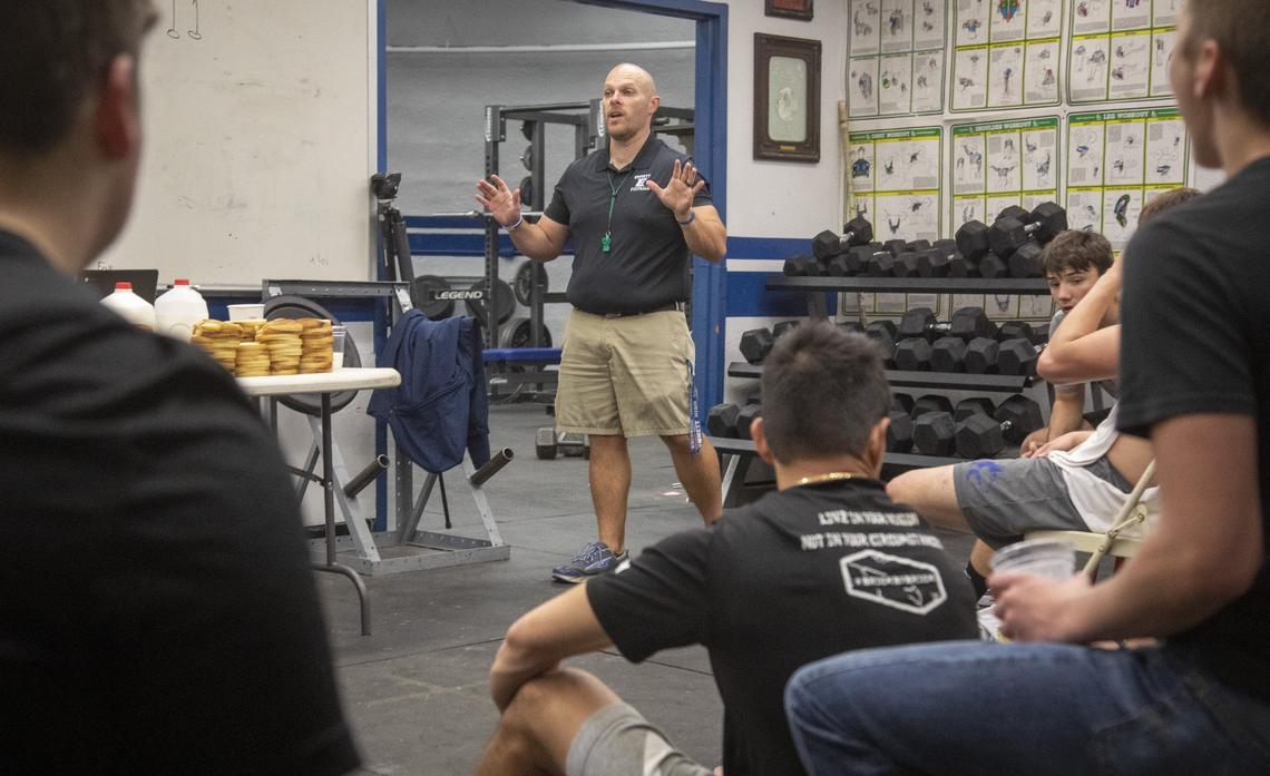 After a bout with tongue cancer, Emmett football coach Rich Hargitt has returned to the weight room and the team.