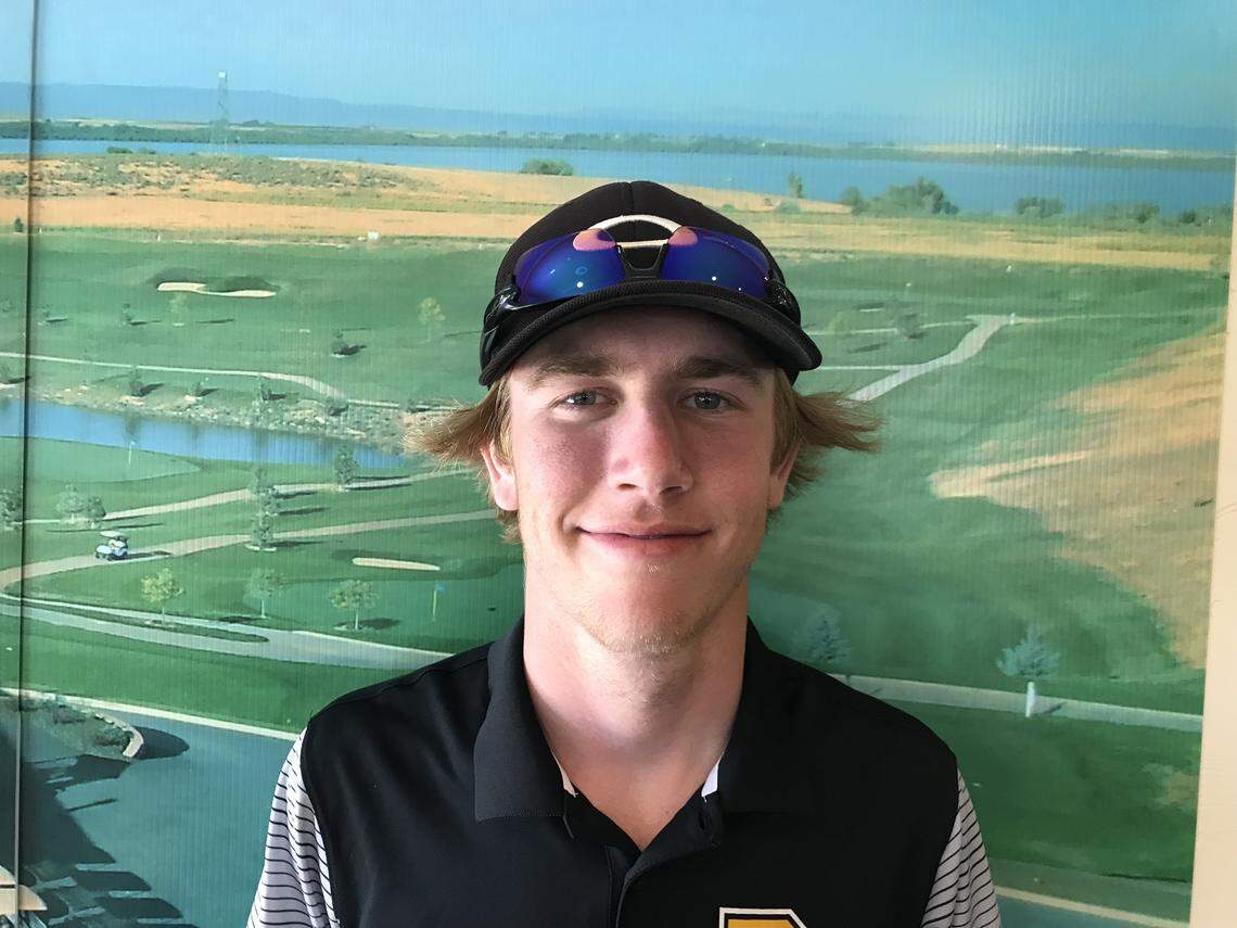 Bishop Kelly junior Alec Dykas won the 4A District Three Tournament's individual boys championship with an even-par 71 at RedHawk Golf Course on Monday in Nampa.