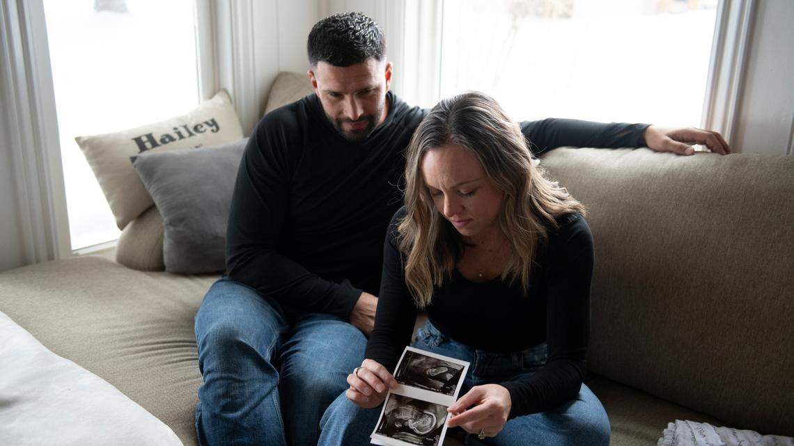 Morgan and Desi Ballis, a Christian couple in Hailey, had to flee to Utah for a medically necessary abortion in February 2024. Desi’s pregnancy took place during a six-month period when Idaho’s near-total abortion ban was in full effect, even in medical emergencies.