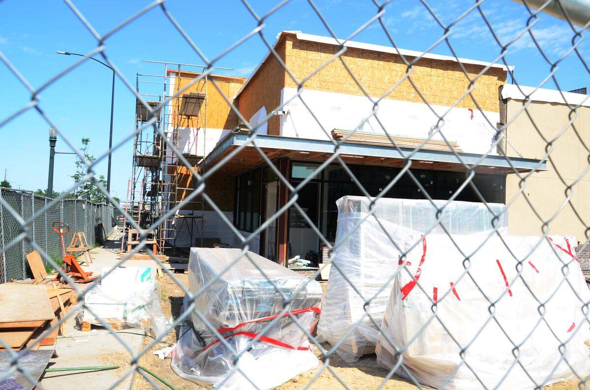 This building will house Panera Bread, which serves sandwiches, soups, breads and other items. It is scheduled to open in July at 11th and Myrtle Streets in Downtown Boise.