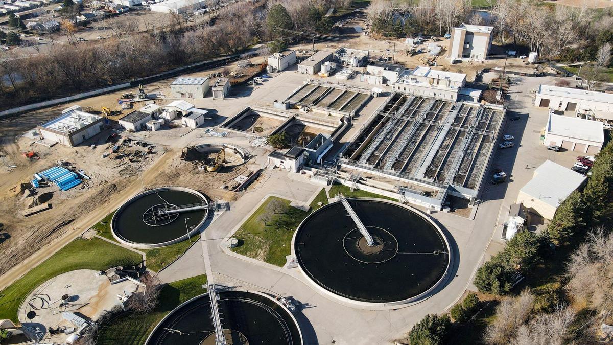 Boise City announced $272 million in federal loans to help repair water treatment facilities. The Lander Street Water Renewal Facility, above is already making improvements and modernizations with new construction.