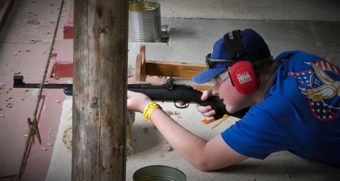 Scouts got to experience a wide range of activities at Camp Morrison, including active range and target sports; climbing; and spending a night in a shelter they built.