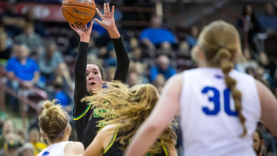 Borah guard Sydnie Rodriguez, left, will suit up for Owyhee this season.