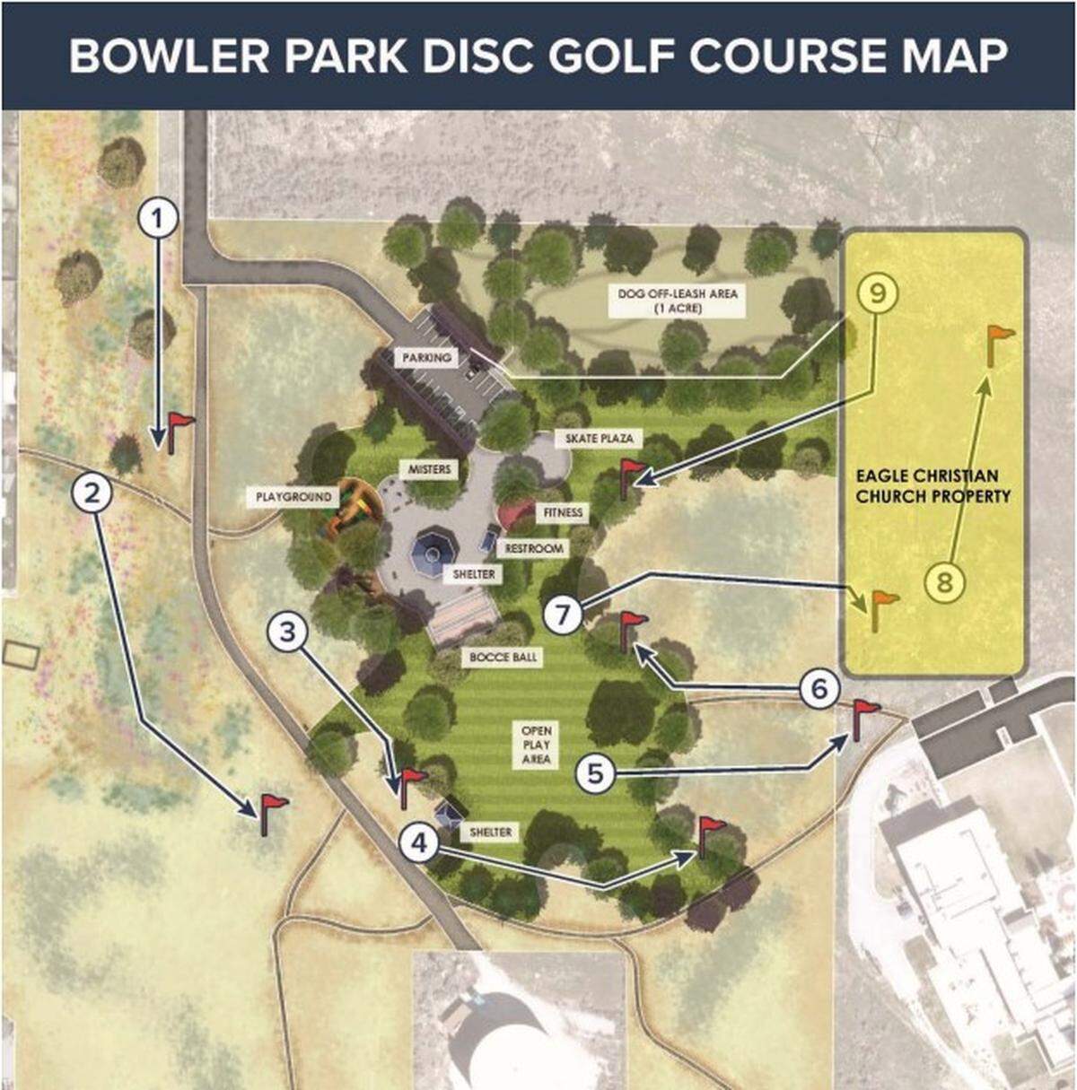 Boise plans to build a nine-hole disc golf course in Southeast Boise.