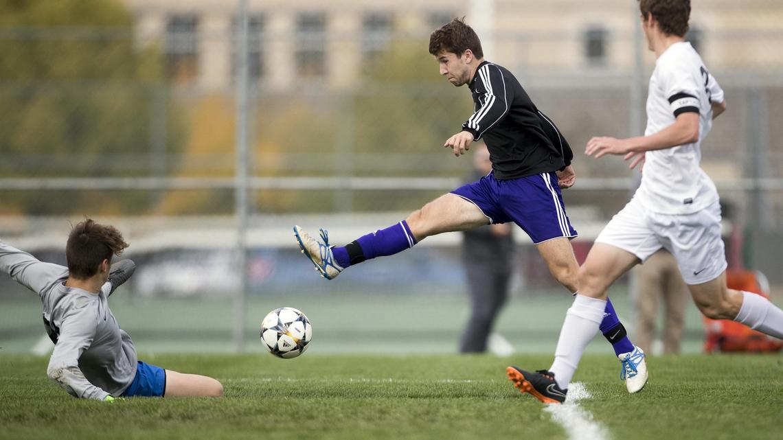 Kyle Jones was one of three Rocky Mountain seniors selected to the 5A SIC all-conference first team in boys soccer.