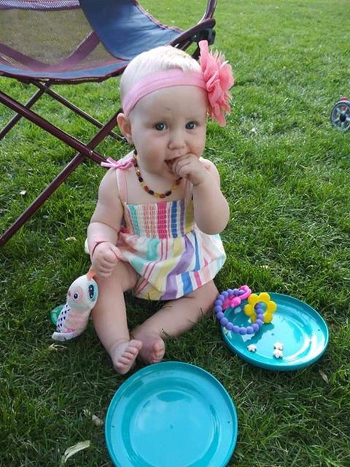 Brightlynn Loveleigh Coleman is no longer breastfeeding. Her grandma submitted a photo of her when she was a newborn to the Western Idaho Fair, but they rejected it because of a “no nudity” rule.