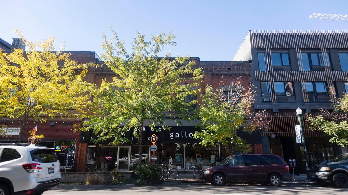 The second floor of the Smith Block building, at 1015 W. Main St. is believed to be in its original condition and design from the time it was built in 1905. New owner Jade Stacey plans to restore the building for new commercial use. The Art Source, the current first floor tenant, is moving to 1516 Grove St. on Jan. 1 to make room for The Cub Tavern.
