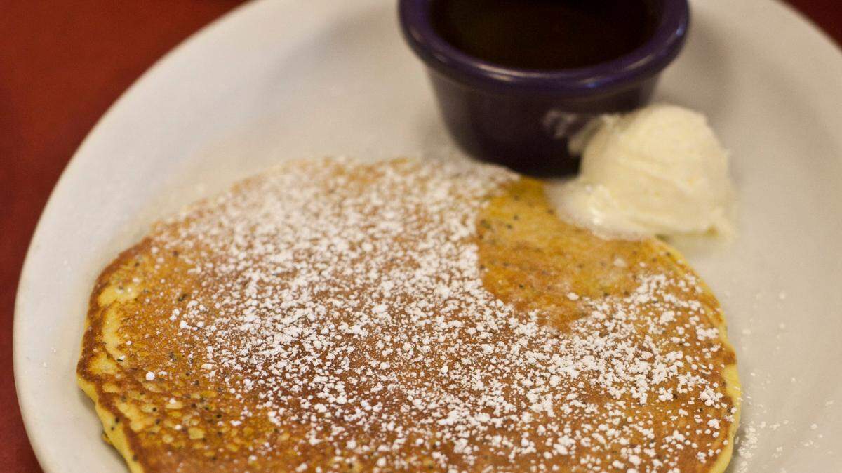 Poppy-seed pancakes have been a favorite at The Egg Factory for years.