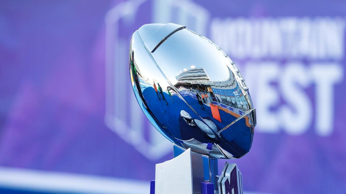 The Mountain West trophy will go to the winner of today’s game of Fresno State at Boise State on Saturday, Dec. 3, 2022 at Albertsons Stadium.