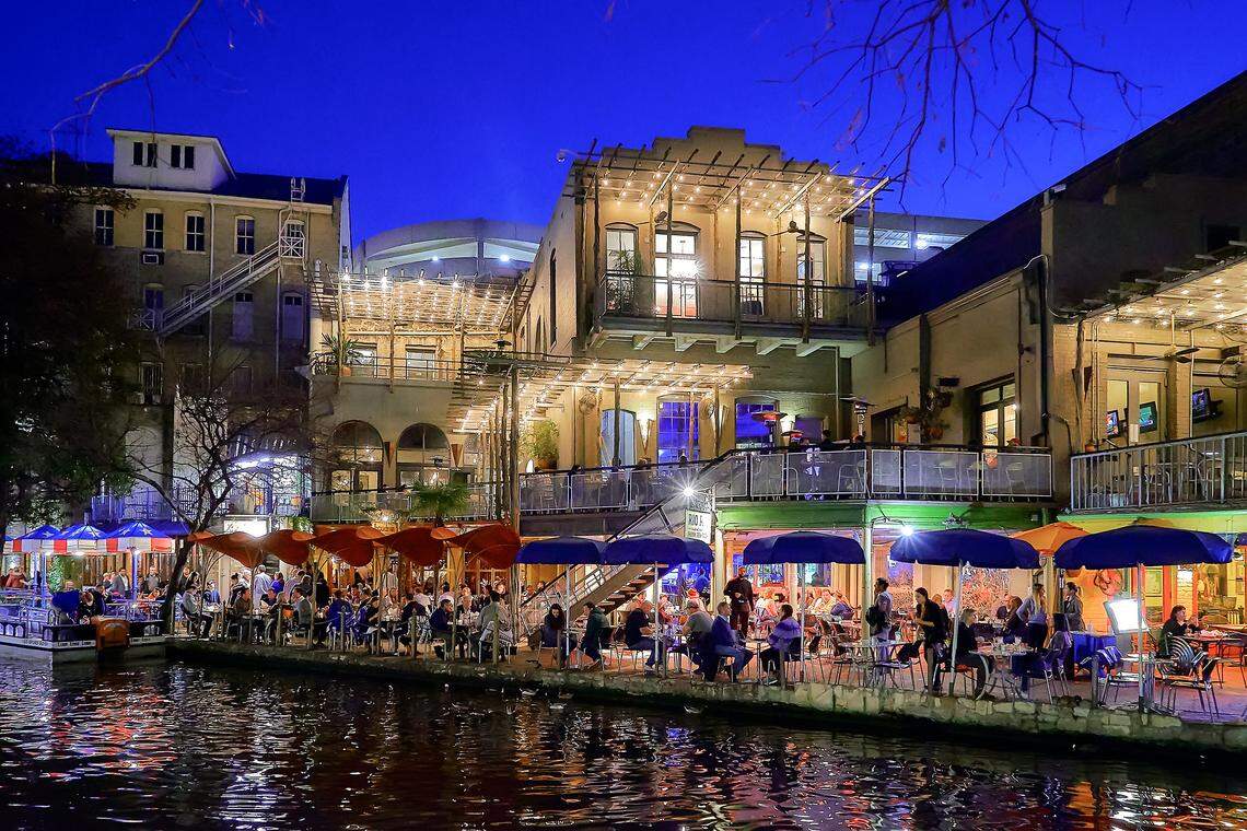 The San Antonio River Walk in 2016.