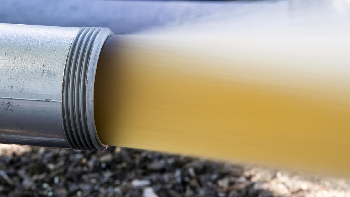 Suez Water Idaho flushes water from a hydrant on the Boise Bench Wednesday, May 1, 2019. Complaints of brown water have set in motion a program to flush mineral deposits the aging, metallic, main line pipes in the system twice a year.