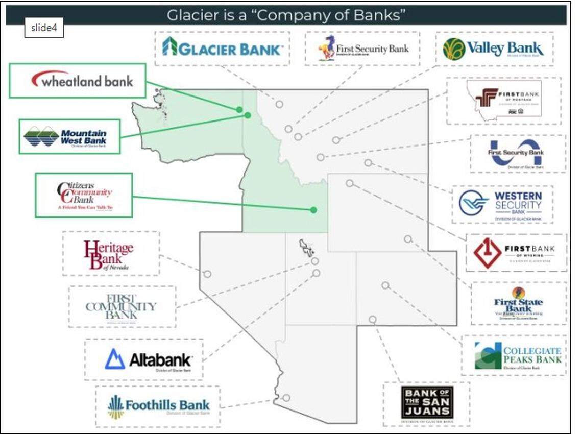 Glacier says it has acquired 25 banks since 2000, and now it is buying the Bank of Idaho Holding Co. of Idaho Falls.