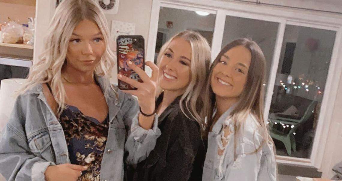 University of Idaho sorority sisters (from left to right), Madison Mogen, Ashlin Couch and Xana Kernodle all grew up in Kootenai County. Couch co-founded the Made With Kindness Foundation in honor of Mogen and Kernodle, who were both killed in an attack at an off-campus home in Moscow in November 2022.