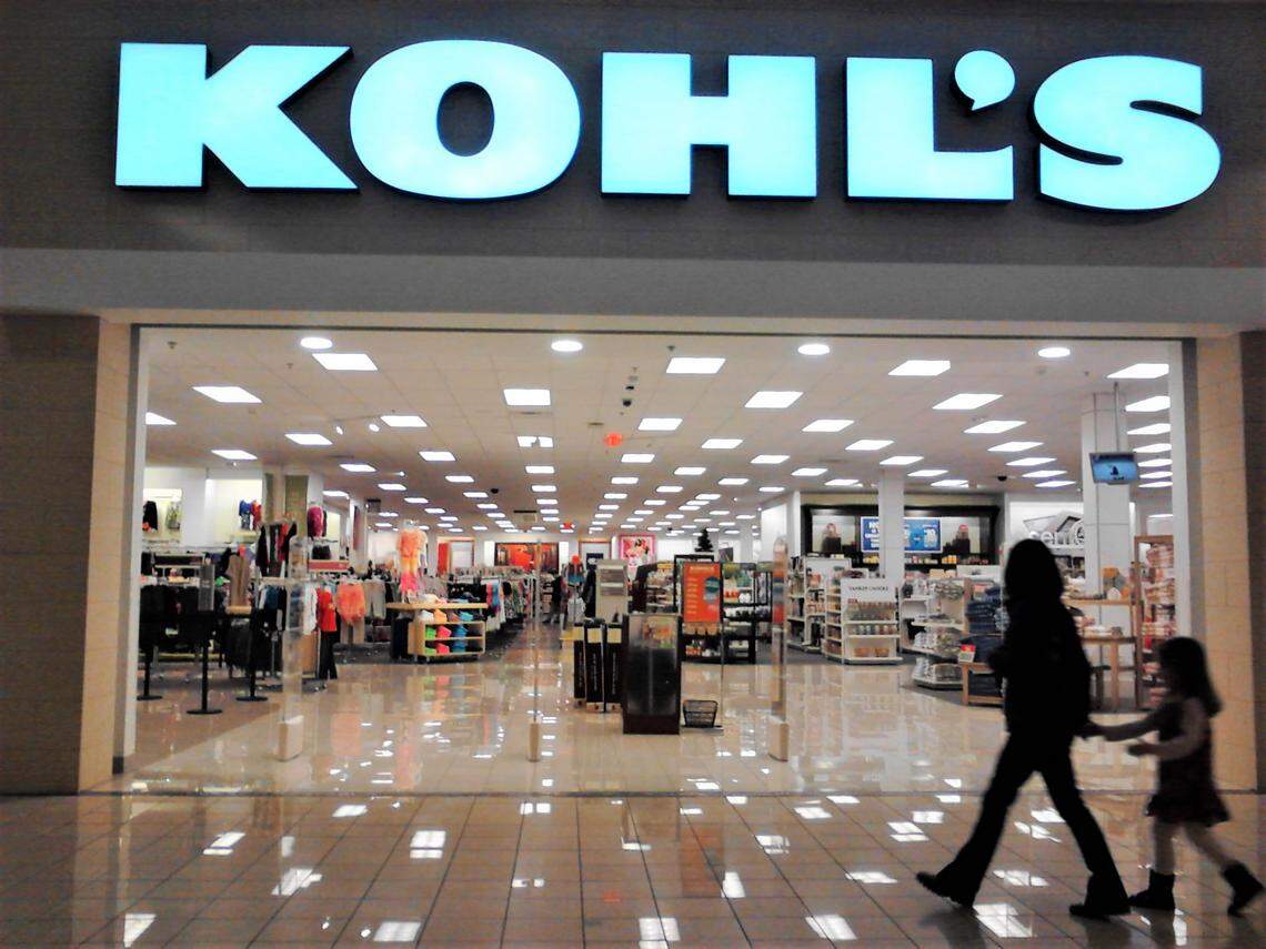 An indoor entrance to the Kohl’s department store at Boise Towne Square mall.