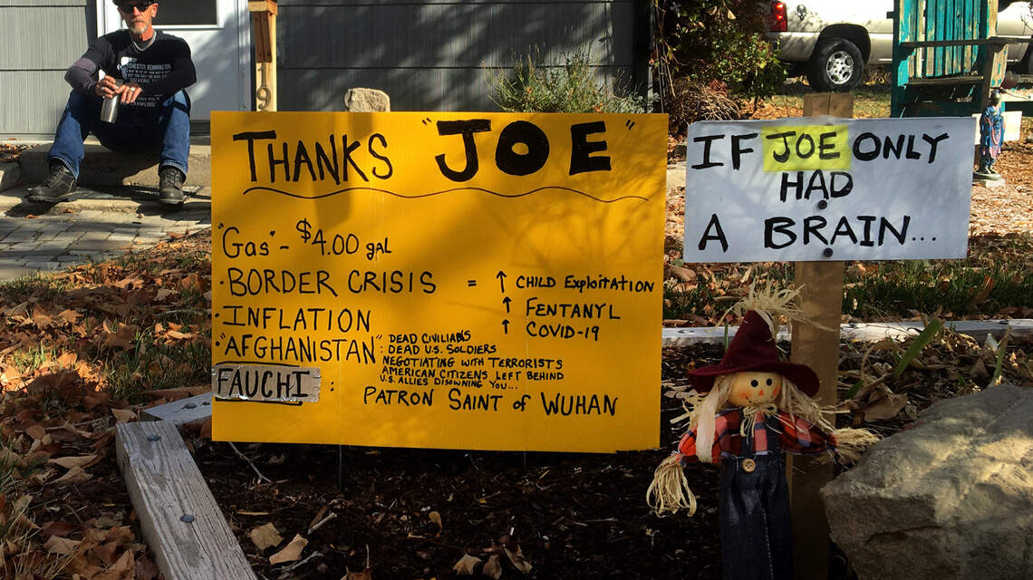 In Boise and elsewhere, Biden’s pro-Trump critics hurl increasingly vulgar taunts