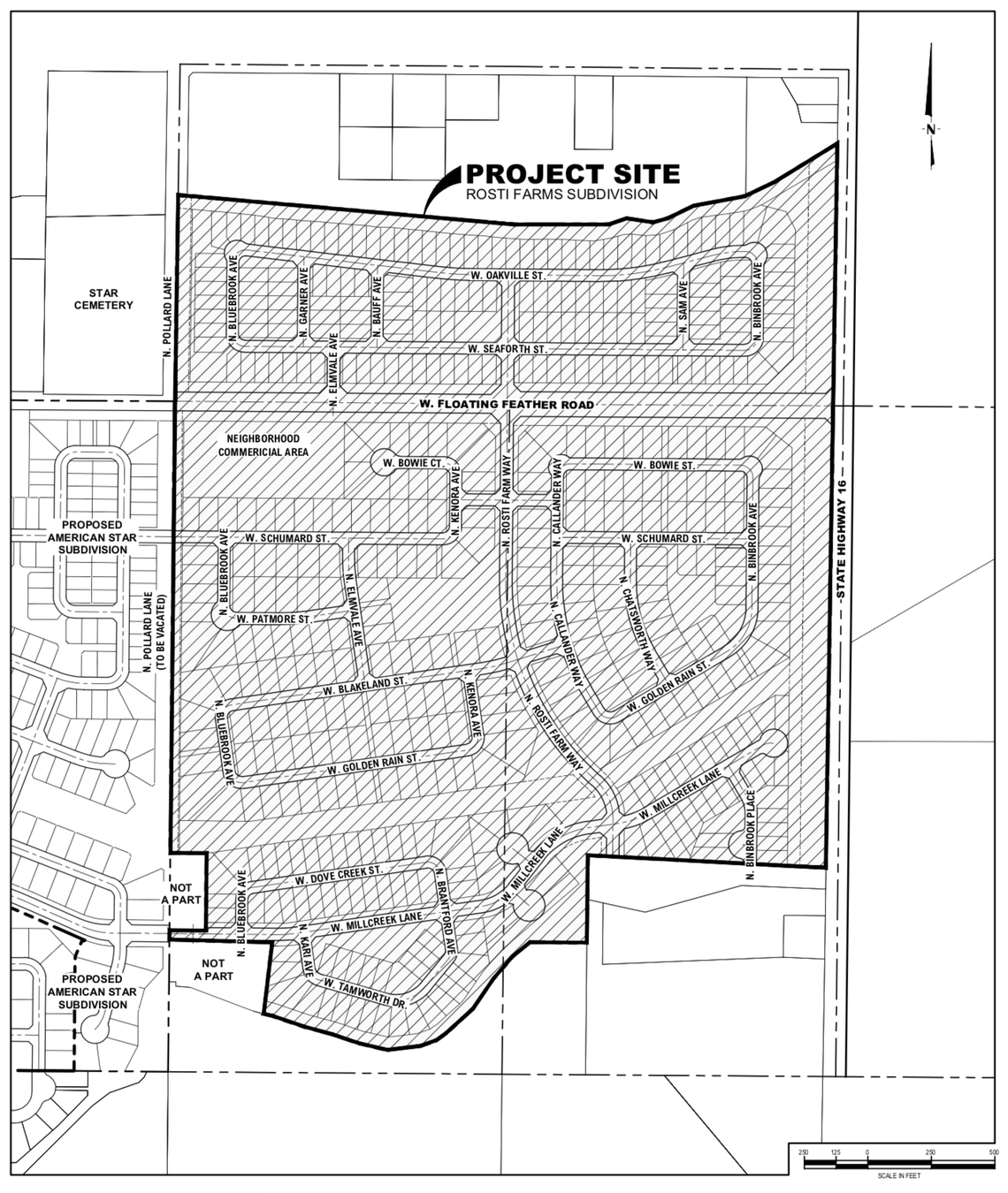 Toll Brothers, a homebuilder based in Horsham, Pennsylvania, has applied to build 469 homes near the intersection of Highway 16 and Idaho 44/State Street in Star, a fast-growing Boise suburb.