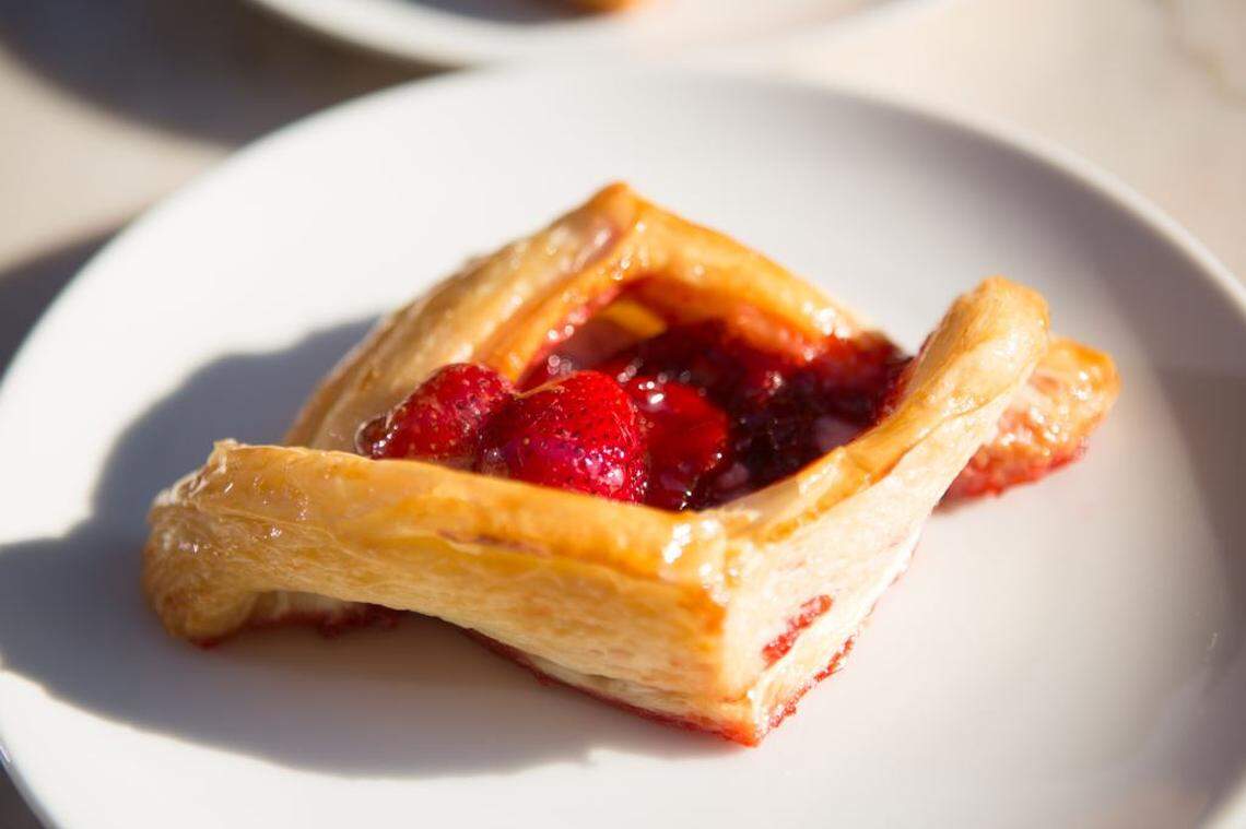 Mérité Bake Shop will serve pastries such as this one from Bon Temps, chef Lincoln Carson’s short-lived but critically acclaimed restaurant in Los Angeles.