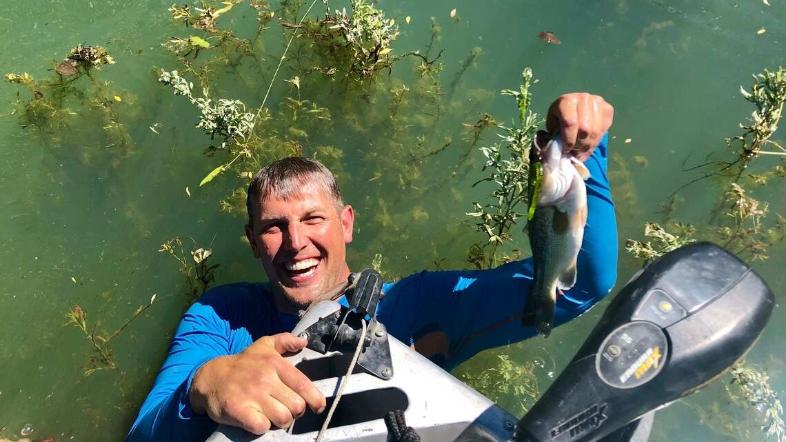 Never give up on a fish! Idaho angler uses his noodle to free stuck catch
