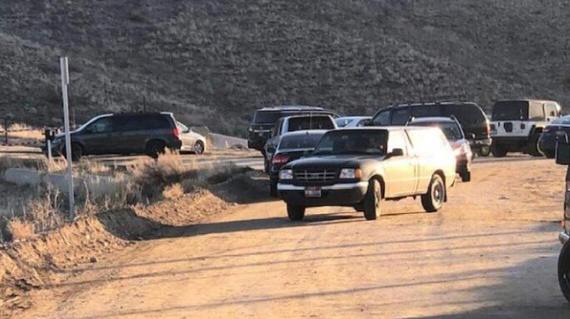 A photo shows the area where visitors to Table Rock have taken to illegally parking. Gerhard Borbonus, owner of Gerhard Borbonus Landscape, wrote a letter in support of moving the gate. His employees drive through the area on their way home from a quarry on the other side. “When our men come down the road to go home at the end of the day, they must wait for someone to move their car,” Gerhard’s letter stated. “You can imagine how they feel waiting on someone who was illegally parked.”