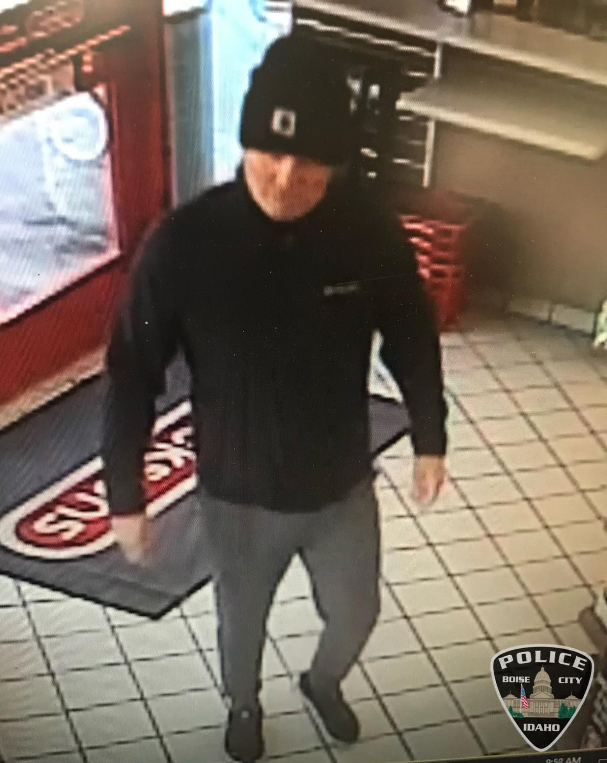 Police released security images of the suspect.