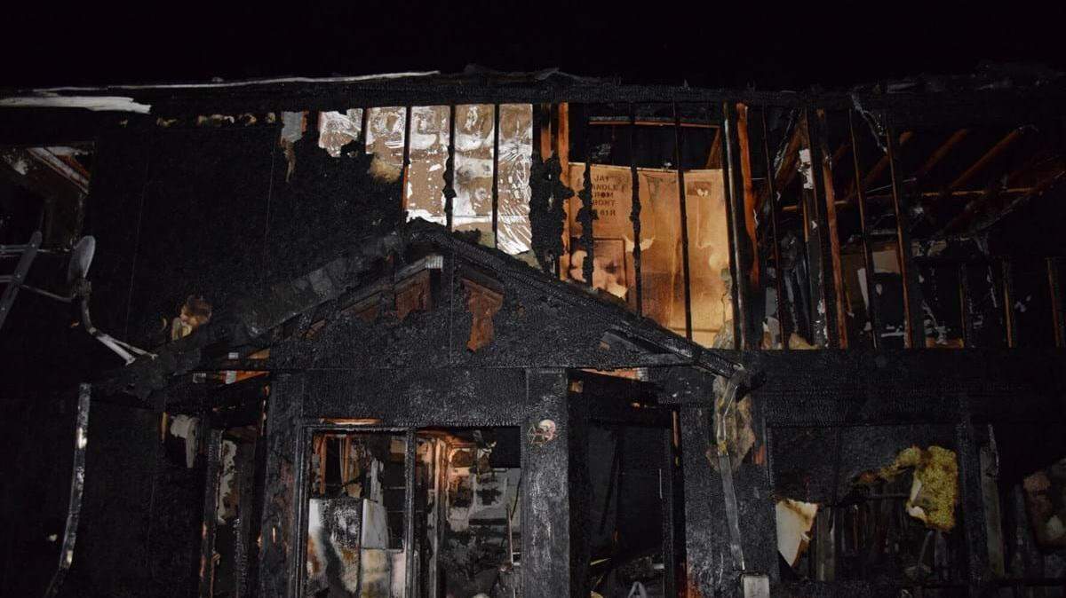 A two-story house fire in Boise left one person dead Thursday night.