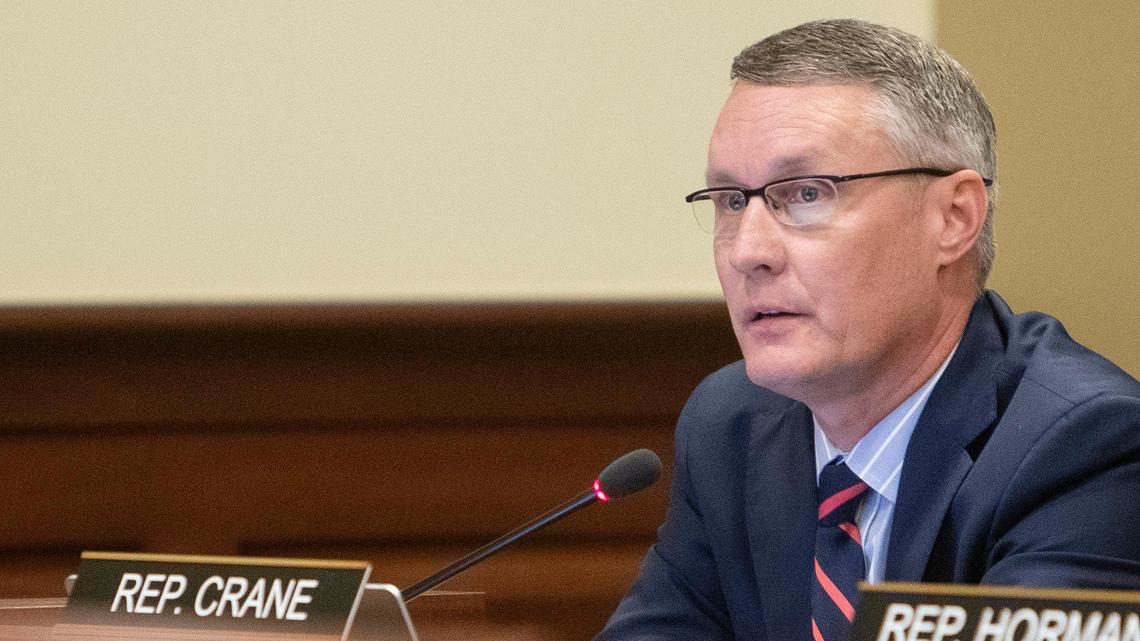 Rep. Brent Crane, R-Nampa, member of the House Business Committee, used straw man arguments, while other committee members argued with people who testified before the committee Tuesday, over whether cities should be allowed to regulate rental fees.