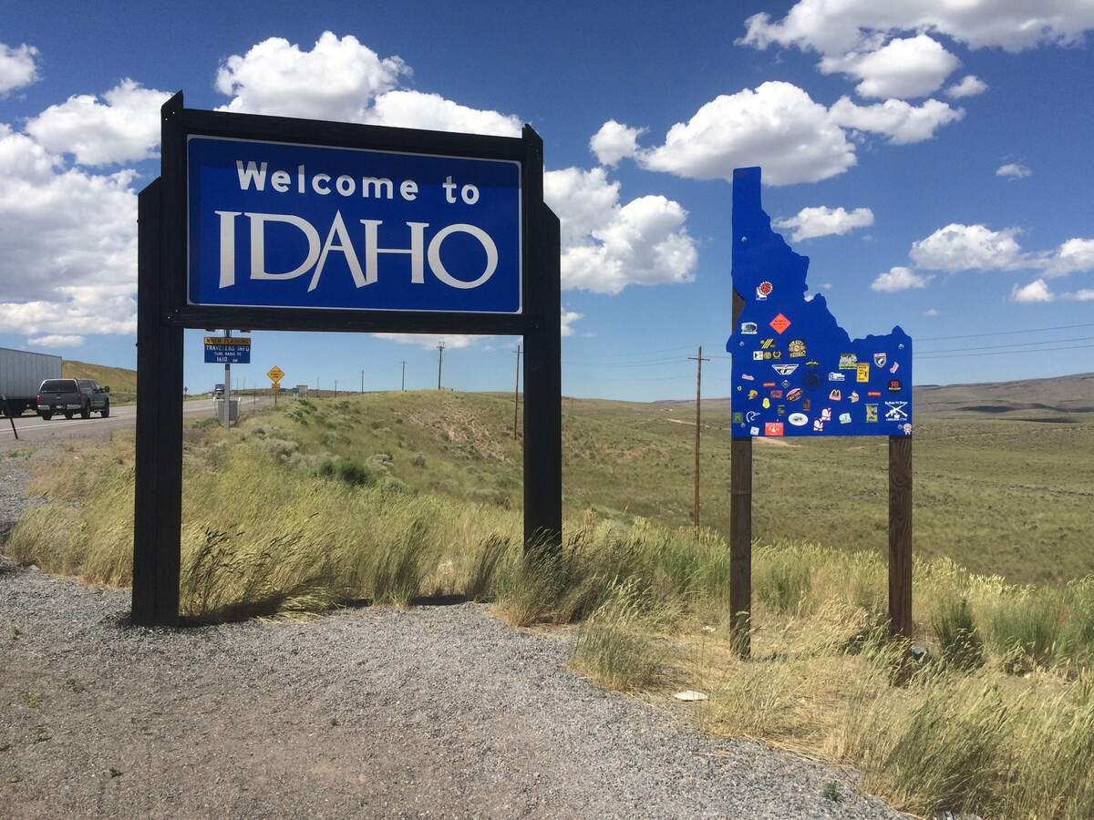 State transportation officials replaced the “Welcome to Idaho” sign that was covered in stickers, and also put up a second sign just for the purpose of leaving stickers.