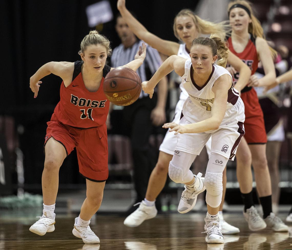 Boise guard Allison Ross, left, remains one of the state’s top point guards.