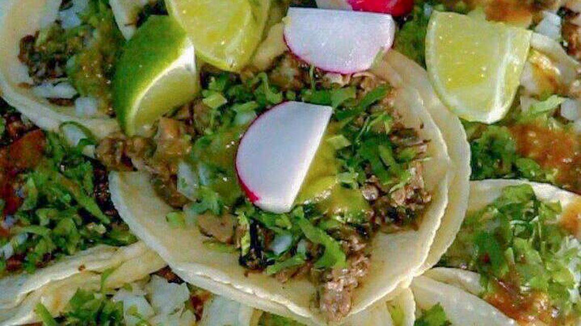 Order a pile. Street-style tacos are a popular option at Tacos el Rey.