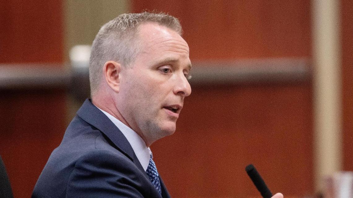 Matt Clifford is interviewed as a candidate for the vacated sheriff’s position at the Ada County Courthouse in Boise in Wednesday, June 30, 2021. The candidates were Doug Trauble, Mike Chilton and Clifford.