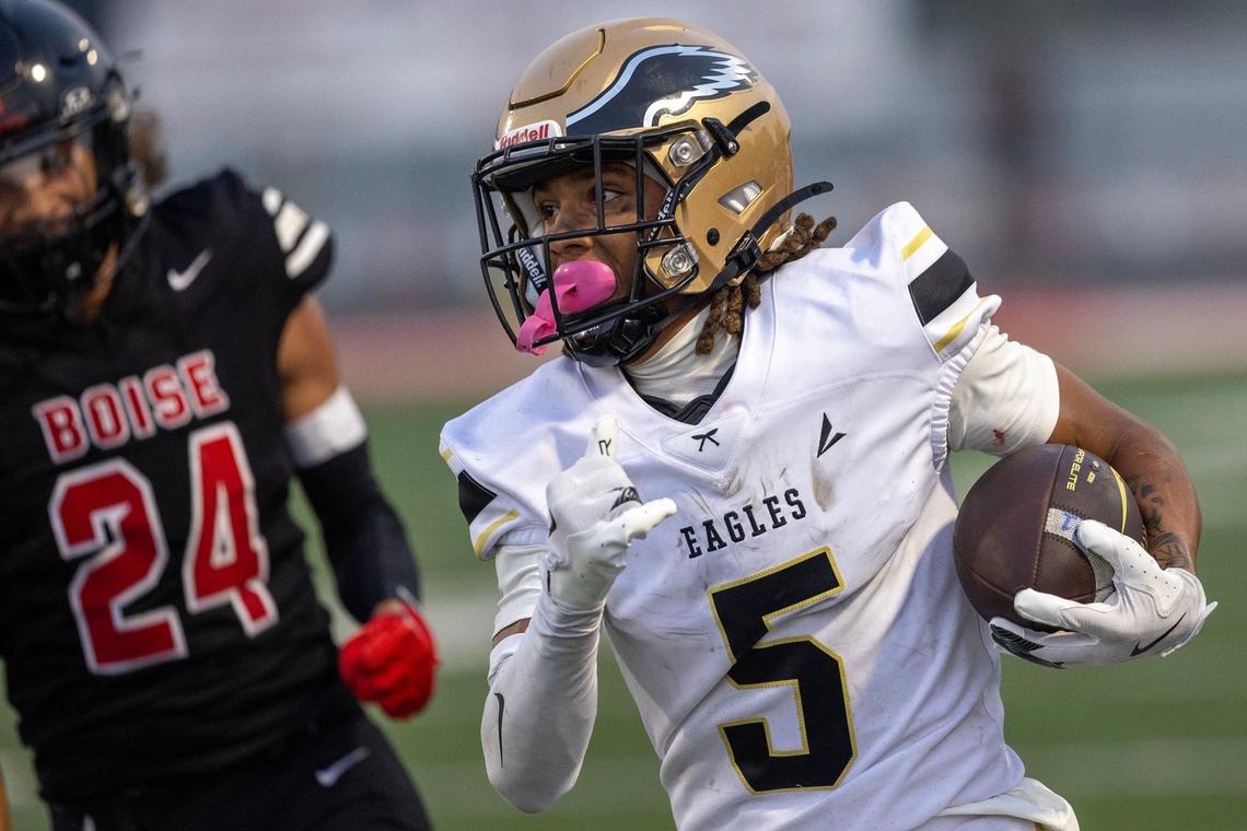 Capital’s Marcellus Clay scored five total touchdowns last week to clinch the Eagles a state playoff berth. Capital (3-6) travels to Madison (8-1) for a first-round matchup Friday.