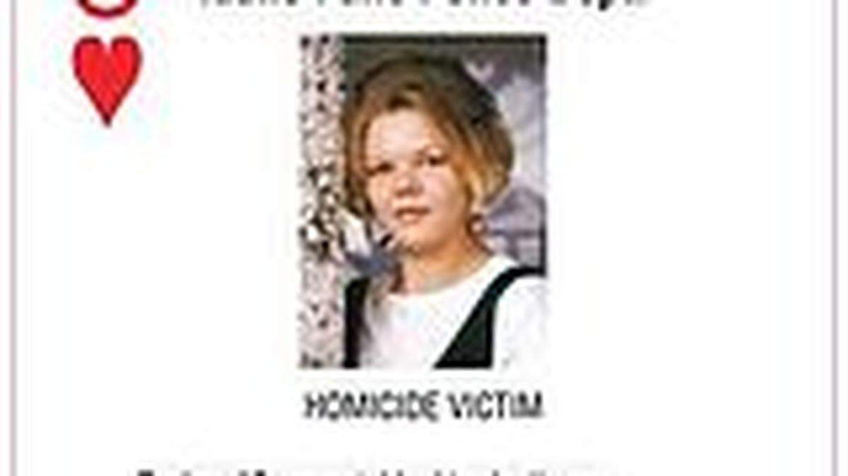 In 2016 Crystal Douglas created these Idaho Cold Case Playing Cards to raise awareness of the state’s unsolved crimes. Angie Dodge is the eight of hearts. Dodge was murdered in 1996. There is now a break in her cold case.
