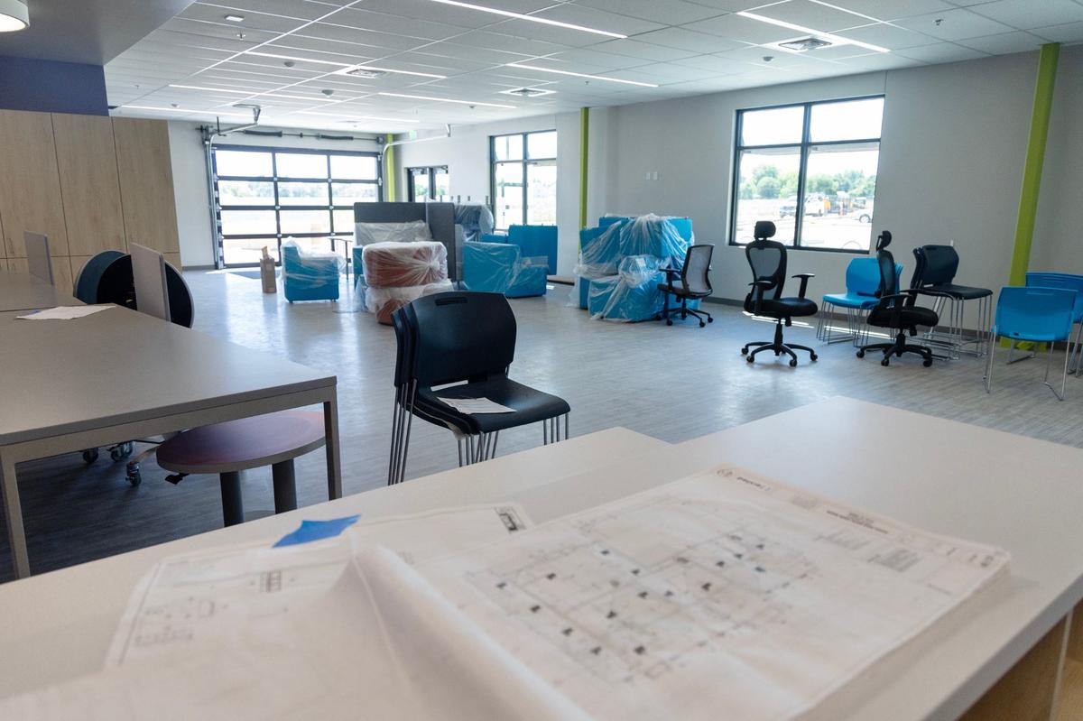 The teen room will feature hard and soft seating, a pool table, a big-screen TV and a roll-up door to an outside area at the new Boys & Girls Club in Kuna.