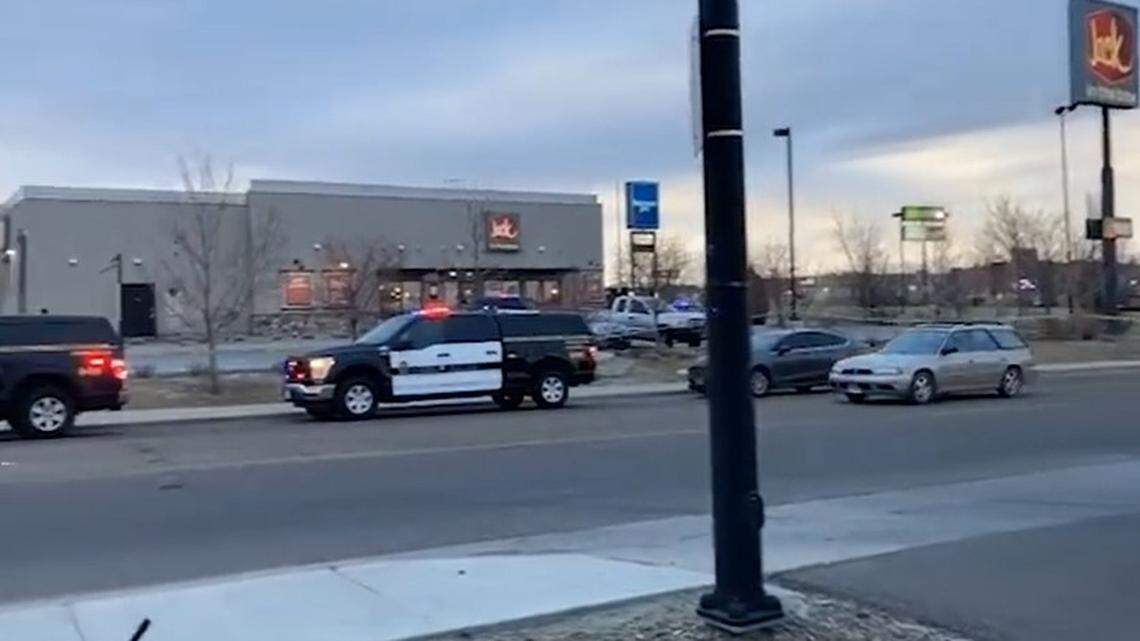 A Jack in the Box employee in Pueblo, Colorado, shot a patron who was assaulting his girlfriend Friday, Feb. 11, at the fast-food restaurant, police say.