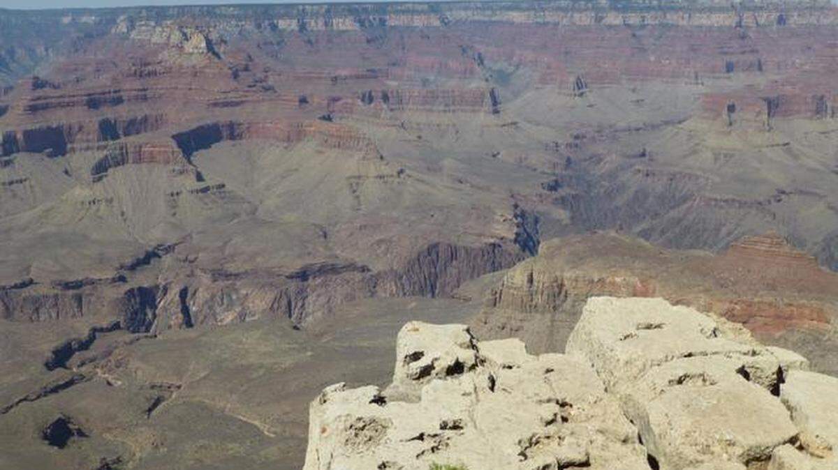 It may be grand, but not too grand for a septuagenarian to hike across.