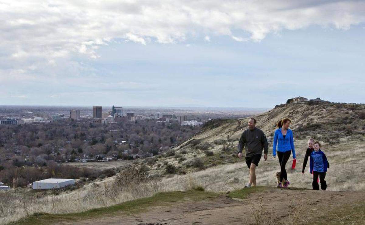 The trails of the Table Rock Area.