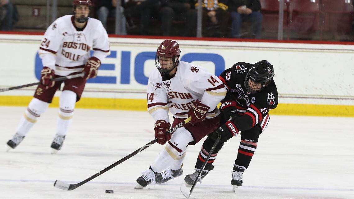 Boisean Zach Walker is the first Idahoan to play for Boston College. He was recently invited to attend the Nashville Predators' development camp.